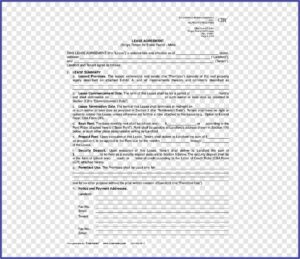 Commercial Rental Lease Agreement Template