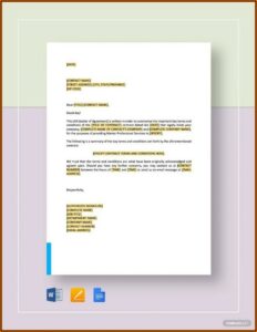 Contract Payment Terms And Conditions Sample