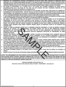 Contract Terms And Conditions Sample