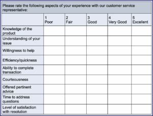 Customer Satisfaction Survey Template Word Doc