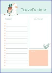 Cute To Do List Template Download Free