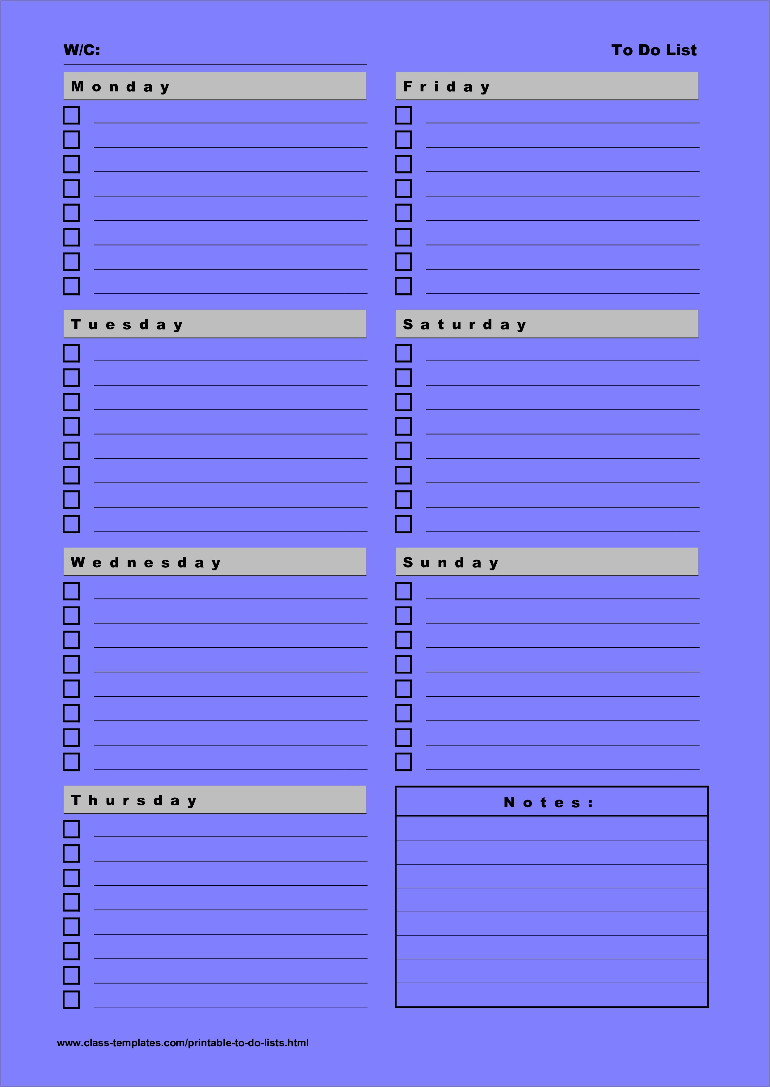Cute To Do List Template Word Free Download