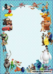 Disneyland Invite Template