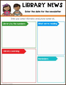 Editable School Newsletter Templates