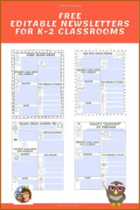 Editable School Newsletter Templates Free