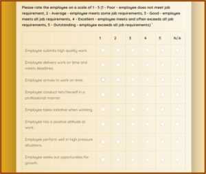 Employee Questionnaire Performance Free Employee Satisfaction Survey Template Word