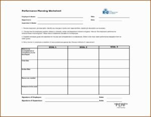 Employee Work Plan Template Excel