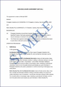 Employment Settlement Agreement Template Australia