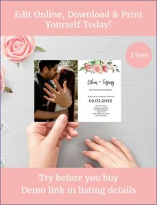 Engagement Dinner Invitations Template