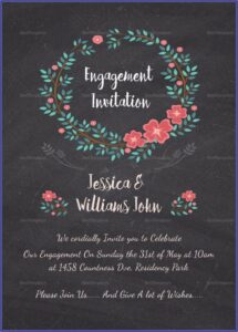Engagement Invitation Template