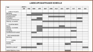Facility Maintenance Plan Template Excel