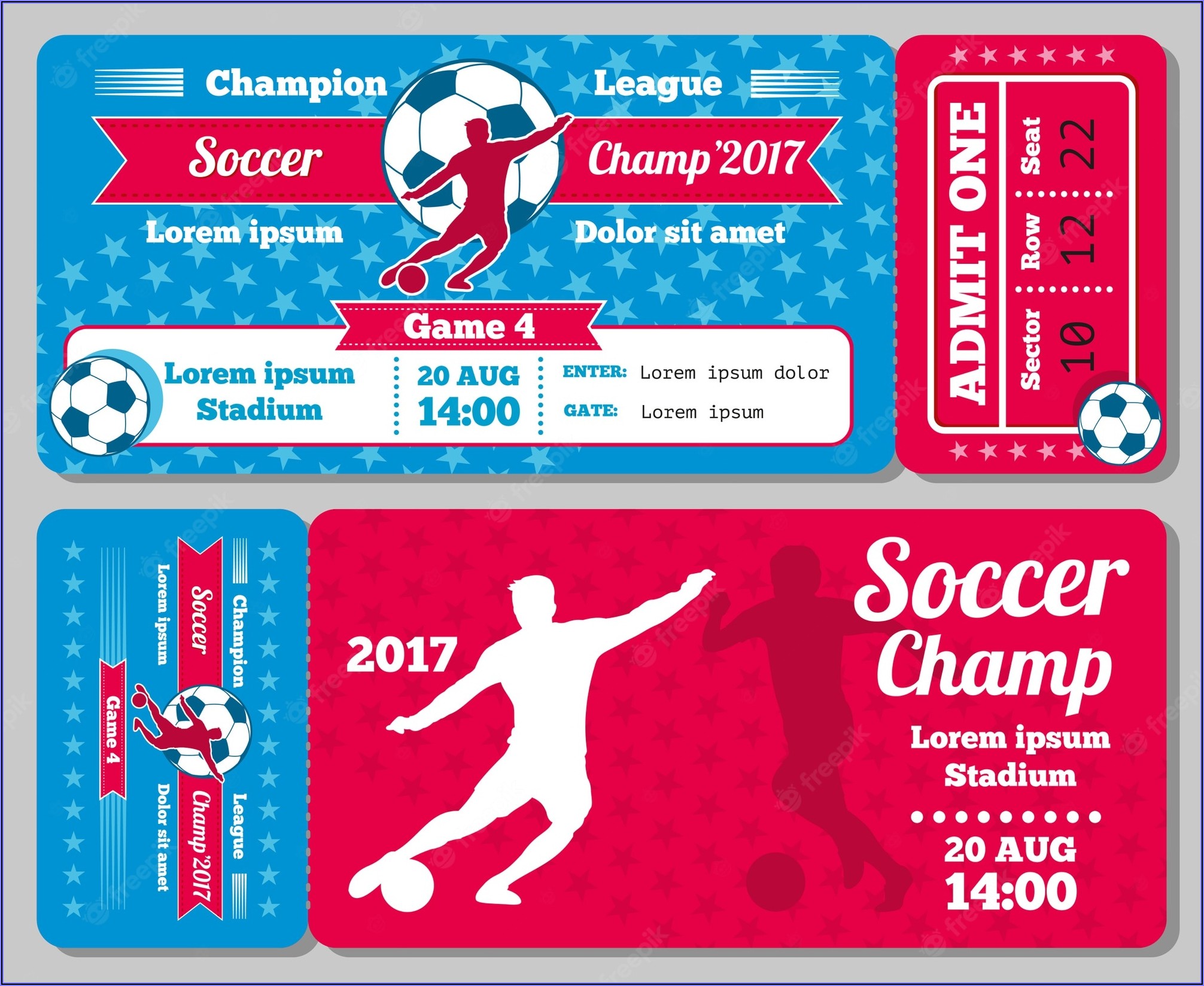 Fake Sports Ticket Template