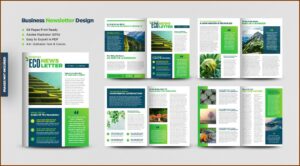 Free Adobe Illustrator Newsletter Templates