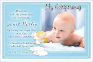 Free Baby Dedication Invitation Template