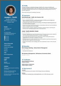Free Chronological Resume Template 2020