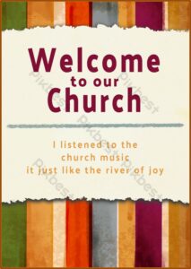 Free Church Welcome Card Template