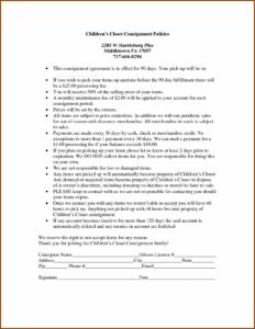 Free Consignment Agreement Template Australia