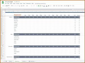 Free Excel Templates For Business Expenses