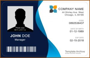 Free Photo Id Badges Templates