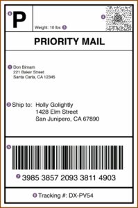 Free Shipping Label Design Templates