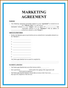 Freelance Digital Marketing Contract Template