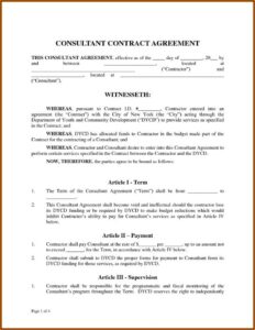 Freelance Marketing Contract Template