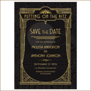 Gatsby Party Invitation Template