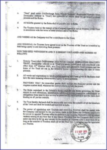 Gratuity Trust Financial Statements Format