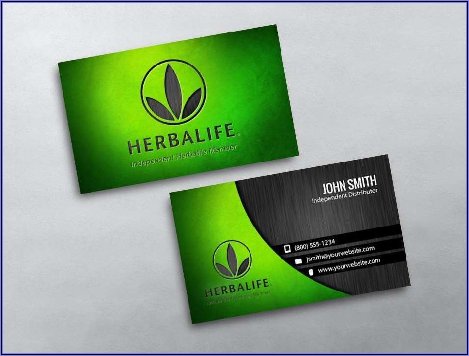 Herbalife Business Card Template Download