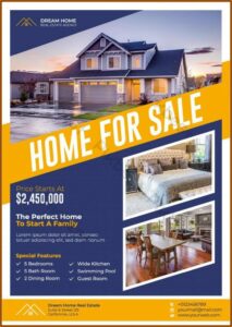 Home For Sale Flyer Template Free