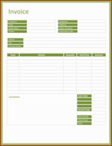 Invoice Template Maker
