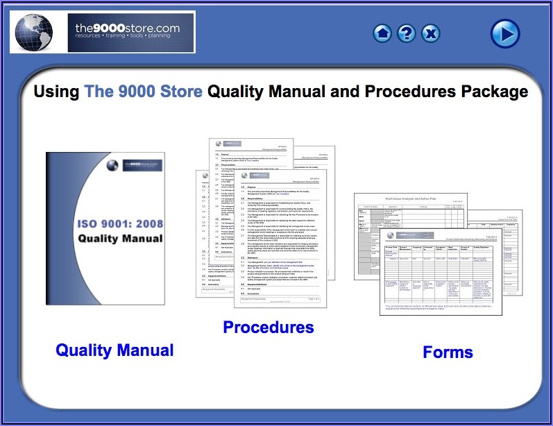 Iso 9000 Quality Manual Template Free