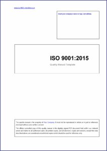 Iso Quality Manual Template