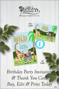 Jungle Safari Invitation Template