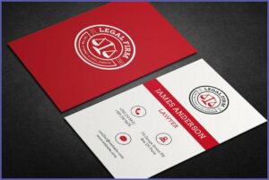 Lawyer Business Card Templates Free