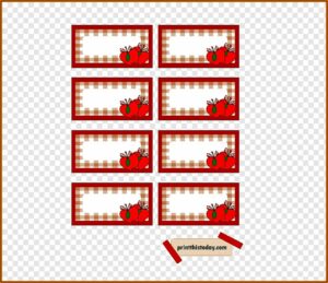 Mason Jar Sticker Template