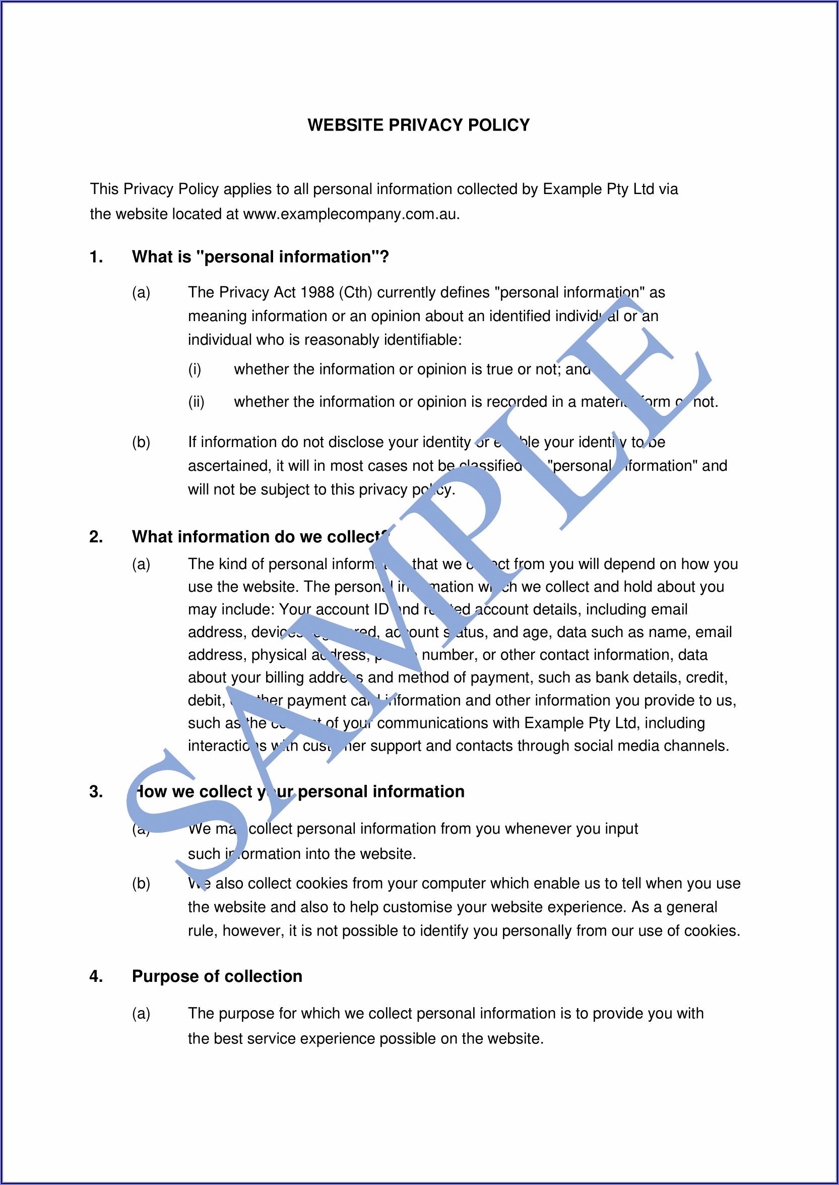 Memorandum Of Understanding Template Free Download Australia