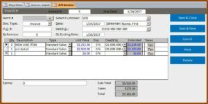 Microsoft Access Invoice Templates