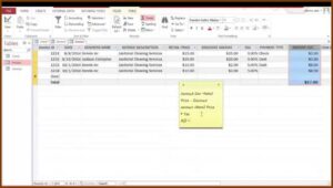 Microsoft Access Templates Invoice Tracking