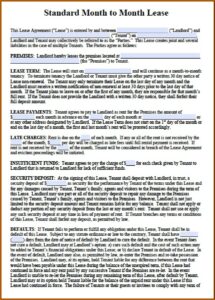 Multiple Tenant Lease Agreement Template