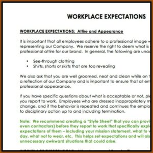 New Employee Handbook Template