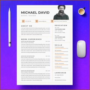 New Teacher Cv Template
