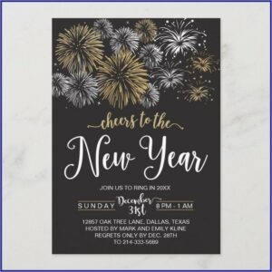 New Year's Eve Invitation Templates