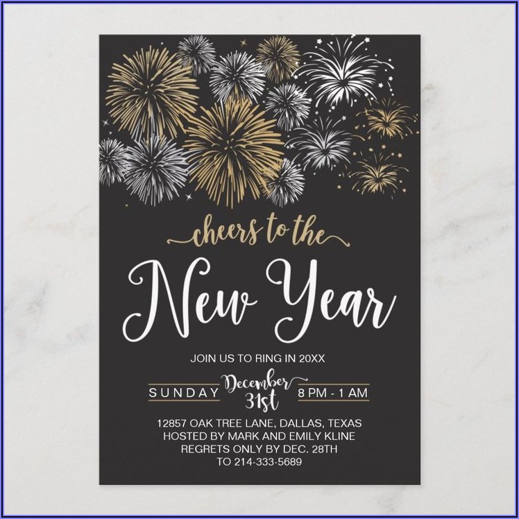 New Year's Eve Invitation Templates