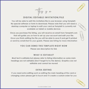 Pamper Party Invitation Template