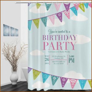 Papel Picado Birthday Invitation Template