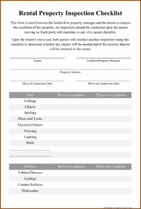 Property Inspection Template