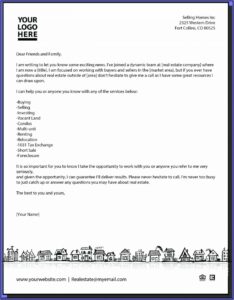 Real Estate Agent Introduction Letter Sample