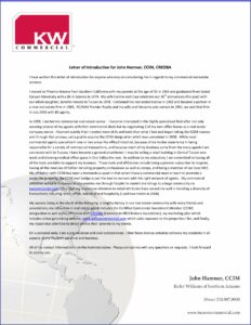 Real Estate Introduction Letter To Friends Template