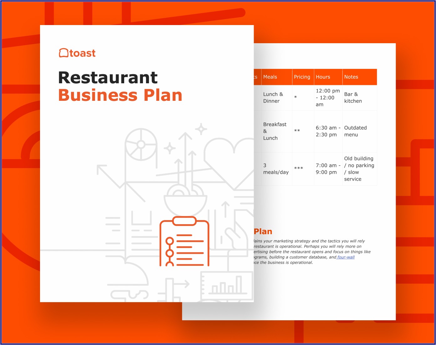 Restaurant Business Proposal Template Free Download
